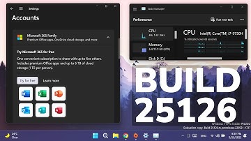 New Windows 11 Build 25126 – New Page in Settings App, Task Manager Improvements and Fixes (Dev)