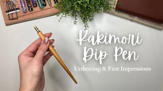 KAKIMORI BRASS DIP PEN // Unboxing & Review // Is it worth it?