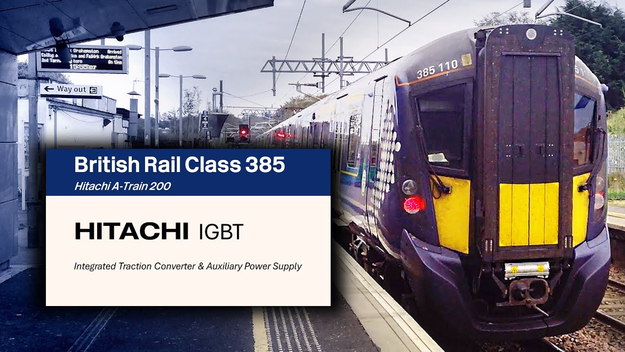 Hitachi IGBT VVVF | Class 385 Traction Sound | PWM Inverter - Class 385 Inductor Recording