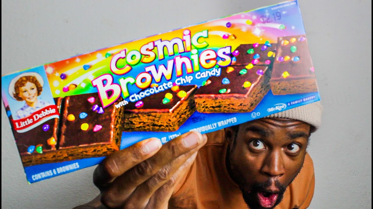ASMR EATING CHOCOLATE COSMIC BROWNIES | ASMR TY