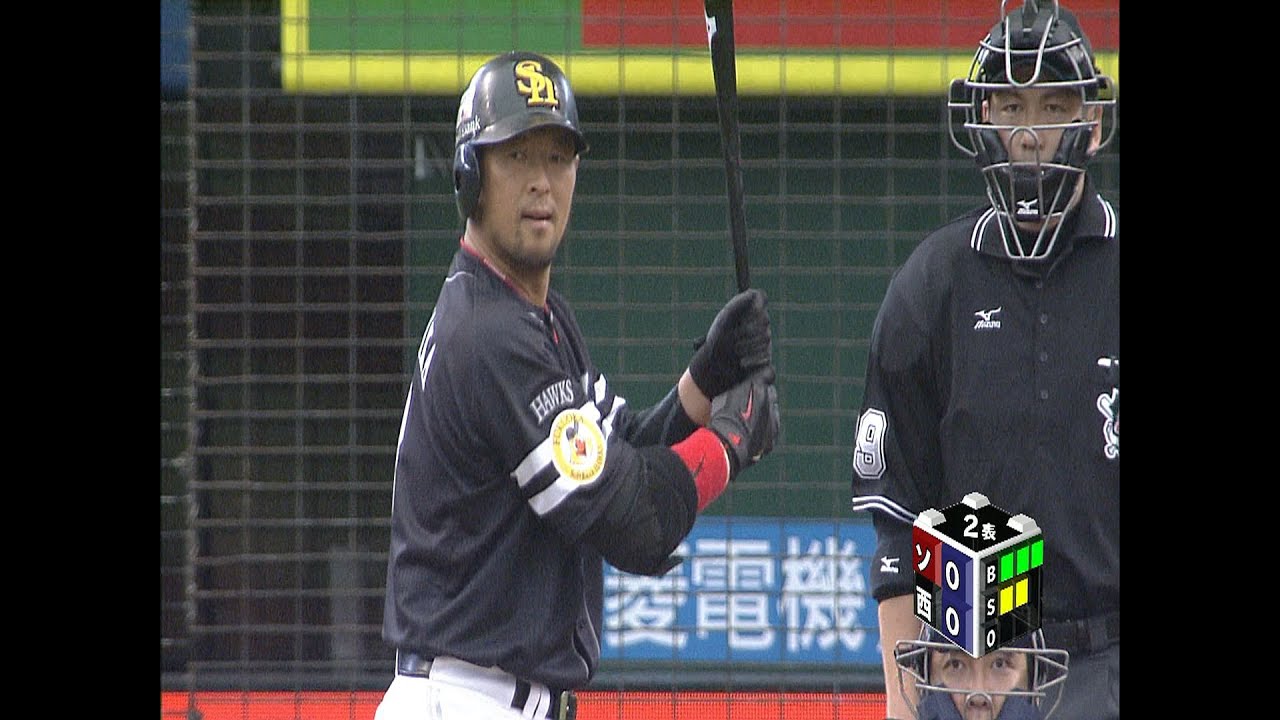 体勢が全く崩れない】 福岡ソフトバンク・松中信彦の驚異的な一撃