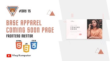 Base Apparel coming soon page | Frontend Mentor | #Day15