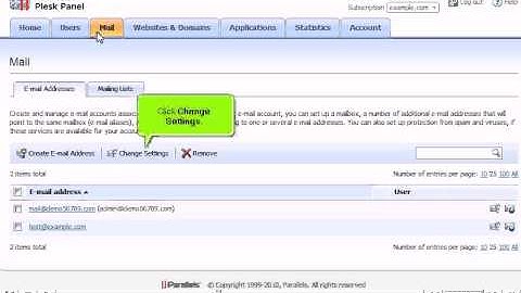 How to specify a Catchall E-mail Account in Plesk