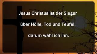 Video thumbnail of "Jesus Christus ist der Sieger von Wolfgang Rahn (mit Text)"