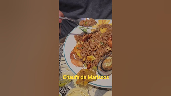 Chaufa de Mariscos
