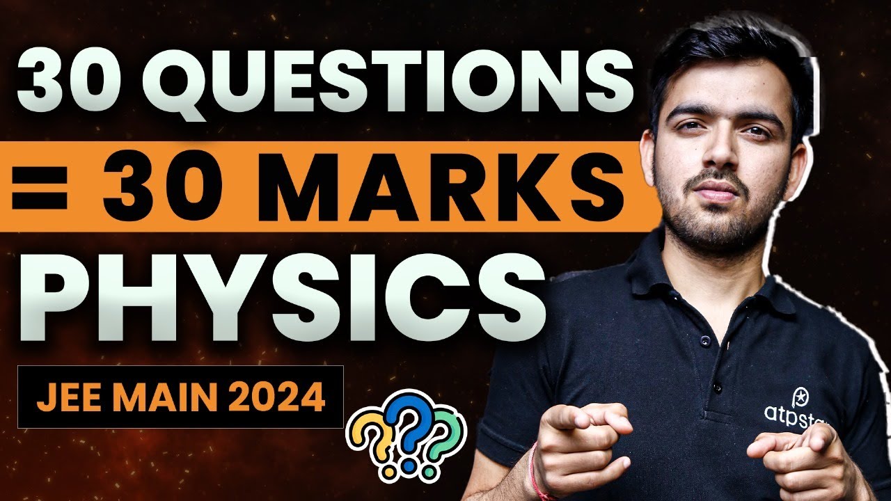 Physics Most Expected Questions | JEE MAIN 2024 | JEE Revision - YouTube