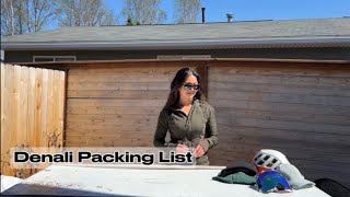 Denali Packing List - West Buttress
