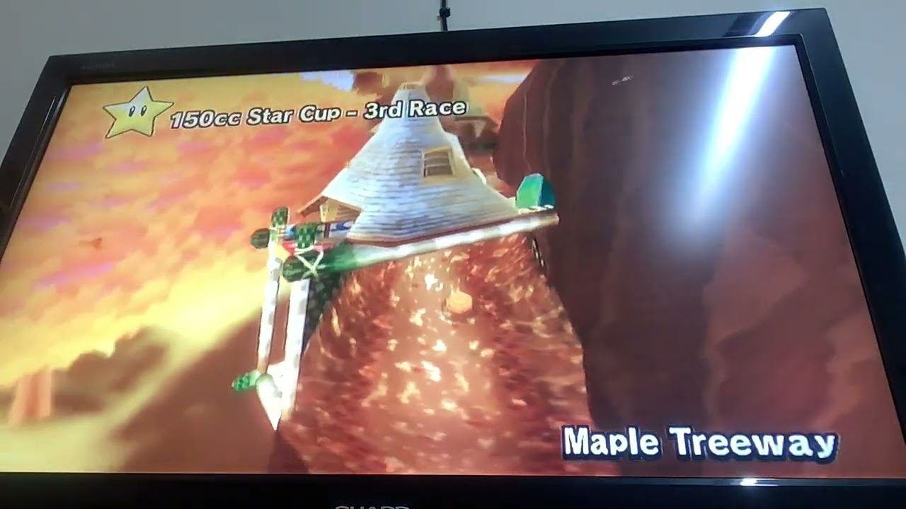 Mario Kart Wii 150CC Star Cup Mii Character Wario Bike