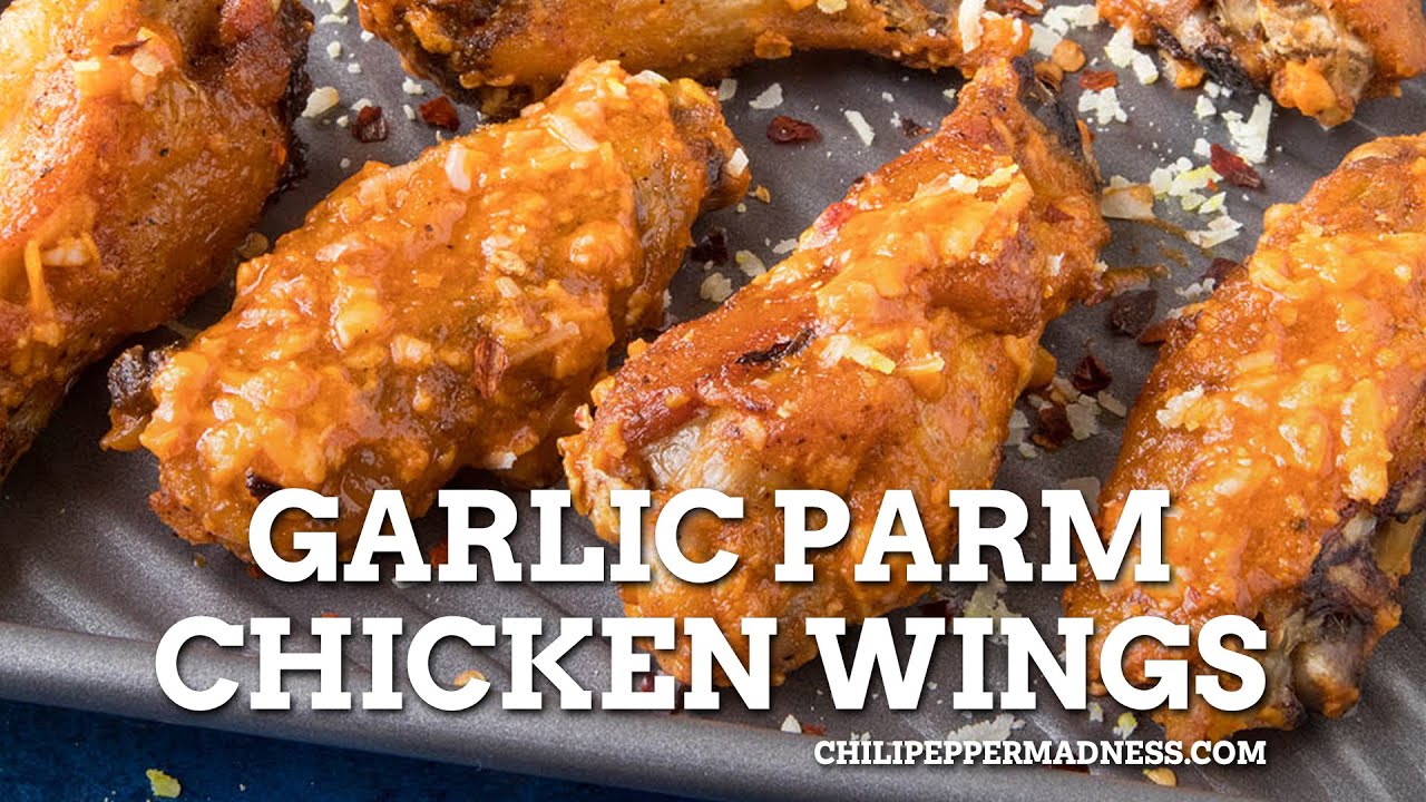 GarlicParmesan Chicken Wings Crispy and Saucy Wings! YouTube