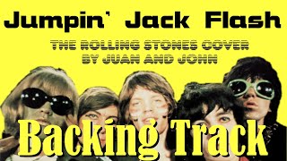 Video thumbnail of "Jumpin' Jack Flash (The Rolling Stones) - Backing Track with Lyrics and Chords"
