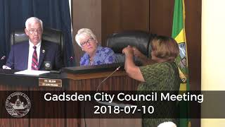 Gadsden City Council Meeting 2018-07-10