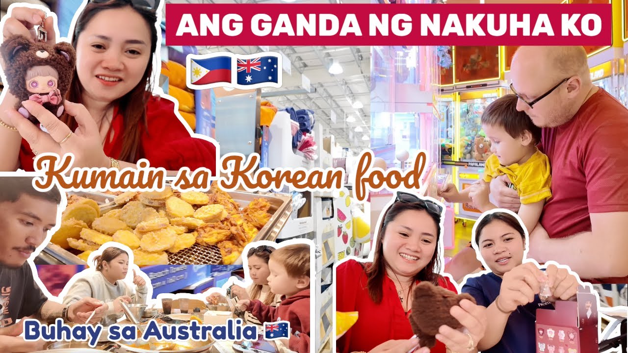 ANG GANDA NG NAKUHA KO |KAIN TAYO SA KOREAN FOOD| BUHAYS SA AUSTRALIA |LITTLESOL'S VLOG