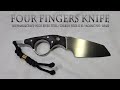 KNIFE MAKING / FOUR FINGERS KNIFE 수제칼 만들기 #118