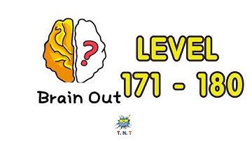 Brain out walkthrough level 171 - level 180 - with answer - hints and solutions