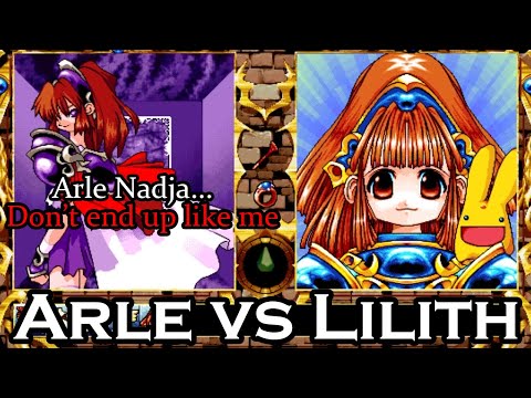 Arle Meets Her Predecessor Puyo Puyo Lore English Translated Madou Monogatari Chaotic Final Exam