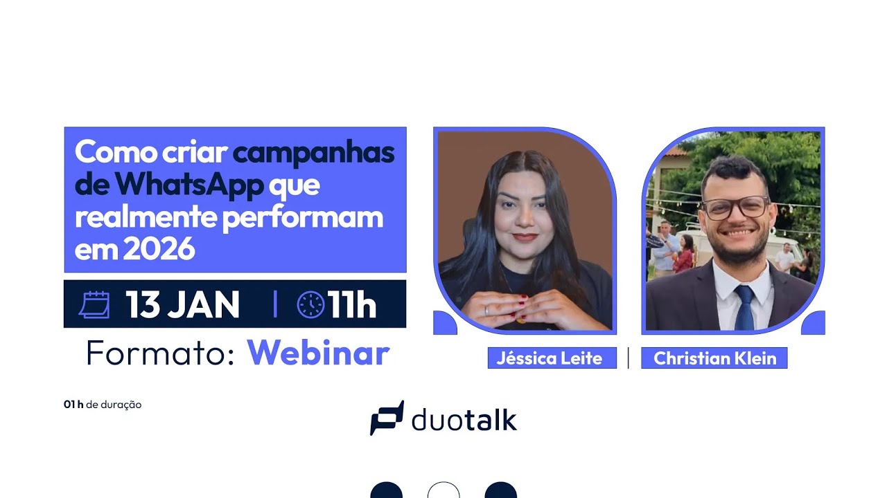 Duotalks: como criar campanhas que realmente performam no WhatsApp!