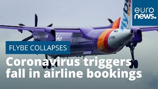 Flybe collapses as COVID-19 triggers fall in airline bookings