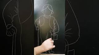 Old Lady Cartoon Drawing || Easy And Simple Drawing Of old Lady #shorts #art #artwork #drawing
