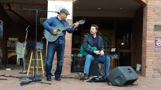 Eddie Manzanares and Michael Douglas at Walla Walla Multicultural Arts Festival 2017 #4