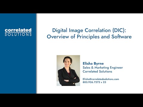 Digital Image Correlation (DIC): Overview of Principles and Software