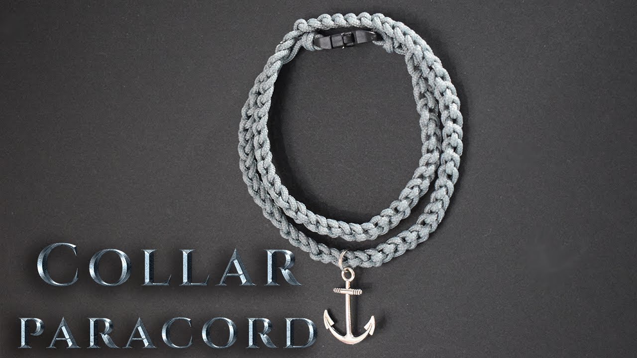Cómo hacer un collar de paracord con un ancla