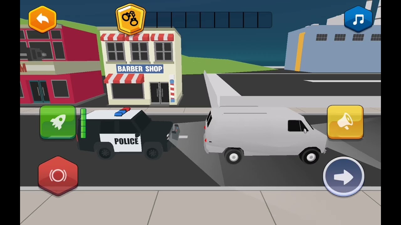 Asra main game. Polisi kejar penjahat yang ngerampok bank. Masukin mobil ke bengkel