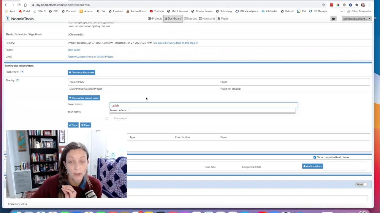 Noodletools what to do if you can't find your teacher's inbox YouTube