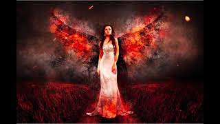 Girl with angel wings on fire - Live Wallpaper - Animated background wallpapers loops videos screenshot 5