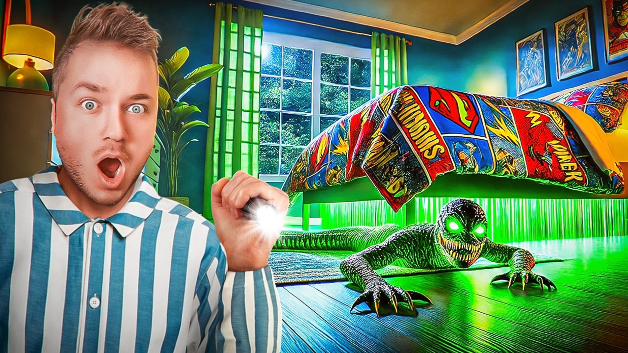THERE’S A MONSTER UNDER MY BED… And It’s ALIVE?! (Caught on Camera