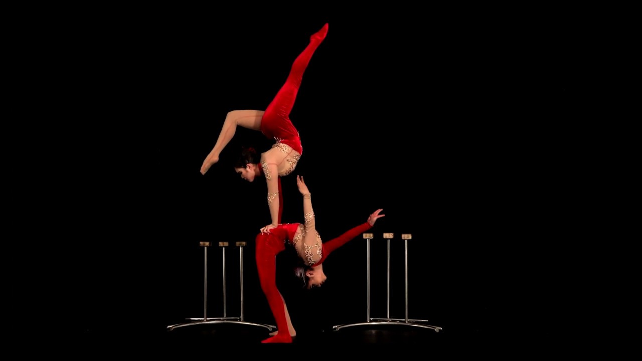 Duo Contortion act ( Anuka & Ariuka)