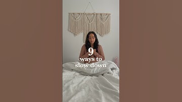 9 ways to slow down and enjoy life✨