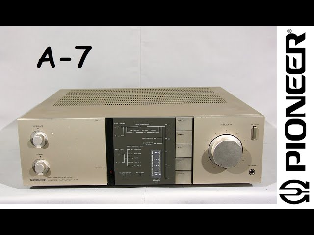 Pioneer A-7 (1980-82年発売) - YouTube
