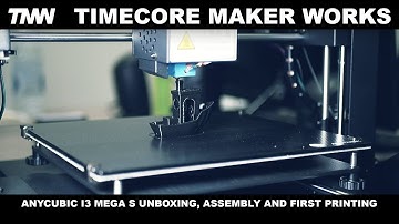 Anycubic i3 Mega S Unboxing, Assembly and First Printing