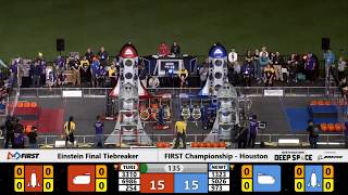 Famous 2019 FIRST Robotics Competition Championship Houston Einstein Final Tiebreaker Match Profile