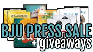 BJU PRESS HOMESCHOOL ONLINE PARTY ANNOUNCEMENT | DISCOUNTS, GIVEAWAYS, FLIP-THRUS & MORE!