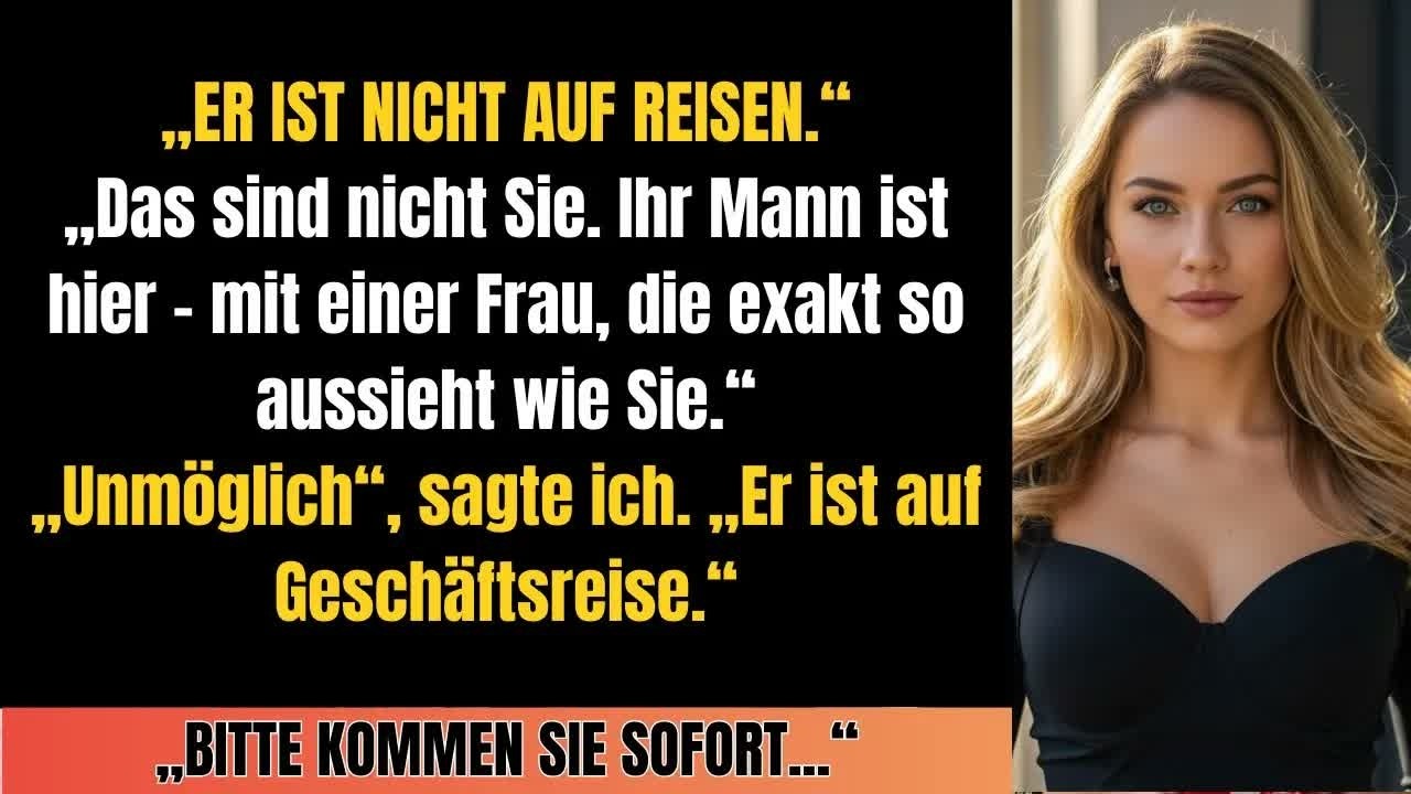 Meine Bank rief an： „Dein Mann ist hier mit einer Frau, die aussieht wie du “