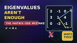 Matrix ODEs — Why Eigenvalues Alone Still Fail Students