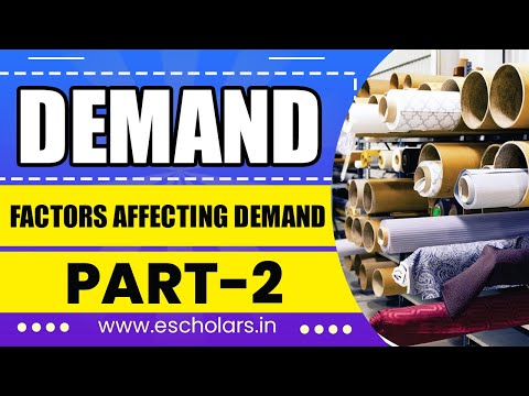 Factors affecting Demand | Demand | Part 4 |#31| Micro Economics | Economics