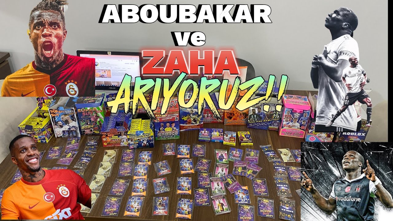YORUMLARLA ZAHA ve ABOUBAKAR ı Aradık.. 13 FARKLI KUTU dan Kartlar Açtık