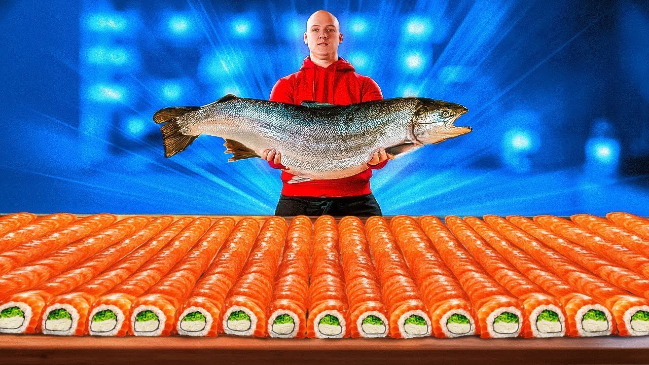 Quanti rotoli di sushi si ottengono da 1 salmone da VANZAI