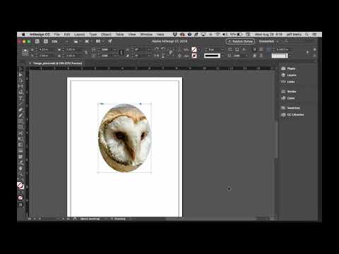 Video: Hoe Om 'n Raam, Ornament, Patroon Met 'n Deursigtige Agtergrond (geen Agtergrond) In Gimp Te Maak Vir 'n Omslag In InDesign