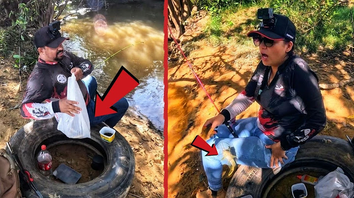 WE FISHED ON TOP OF A TIRE AND FILLED THE BAG BUT THE WORST HAPPENED SHE SCREAMED IN PAIN 😱