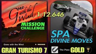 Gt7 Mission Challenge Gone With The Wind Spa Divine Moves - Wet Race - Update 170