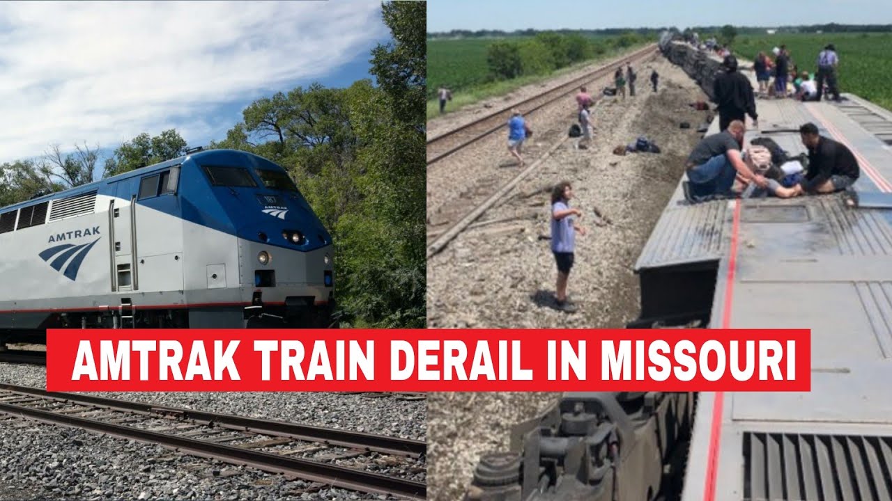 Amtrak train derails in Missouri after striking dump truck, passengers ...