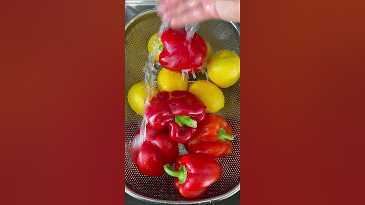 تنظيف، ترتيب وتخزين الخضار والفواكه