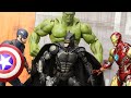 MARVEL'S AVENGERS vs JUSTICE LEAGUE: Captain America and Iron Man Rescue Mission | Figure Stopmotion