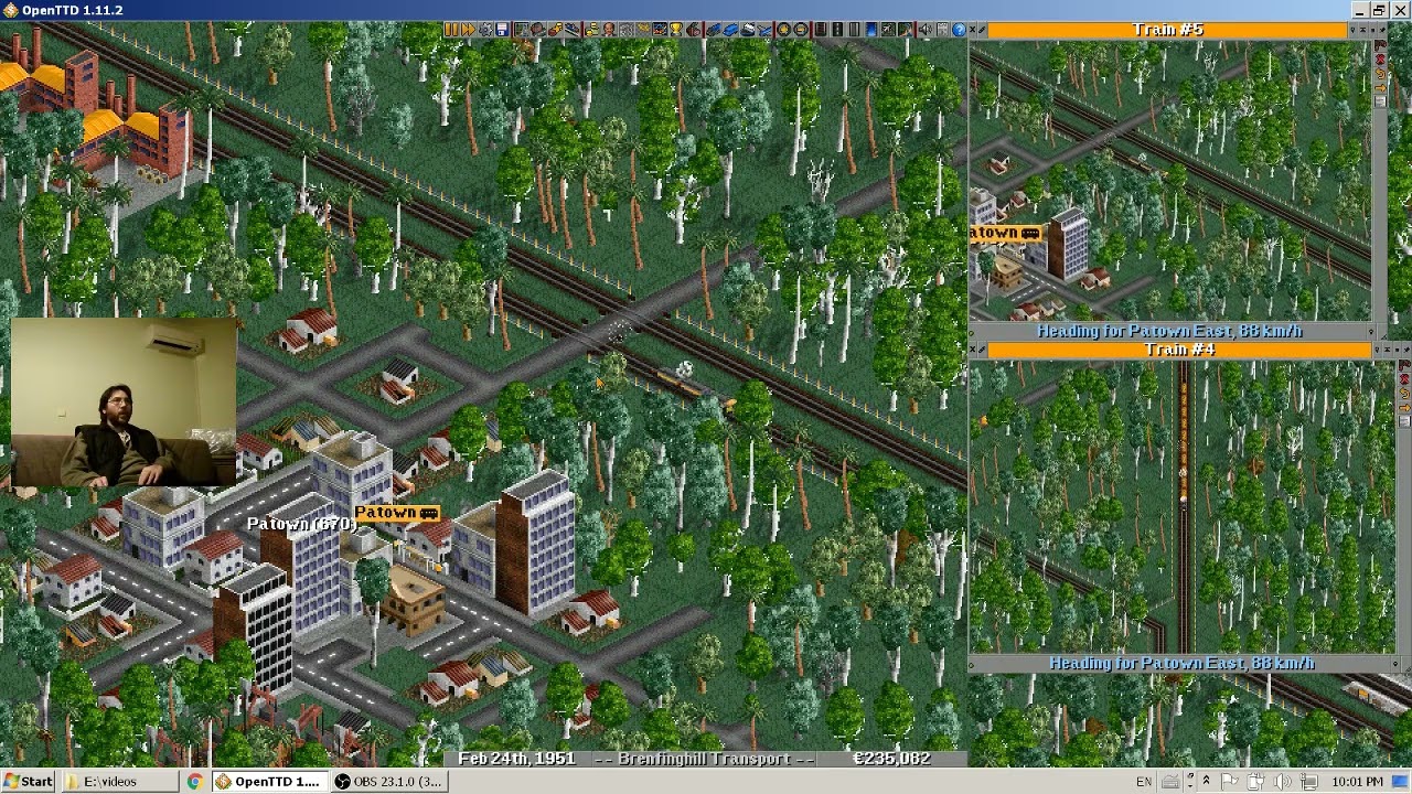 OpenTTD: First Maize Train Arrived - Transport Tycoon Gameplay .