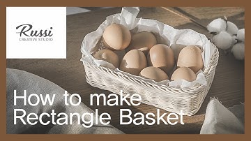 [라탄공예]취미수업 온라인클래스 Step.5 라탄 사각 바구니 만들기/Rattan Craft Basic : How to make Rectangle Basket/ラタンクラフト/DIY