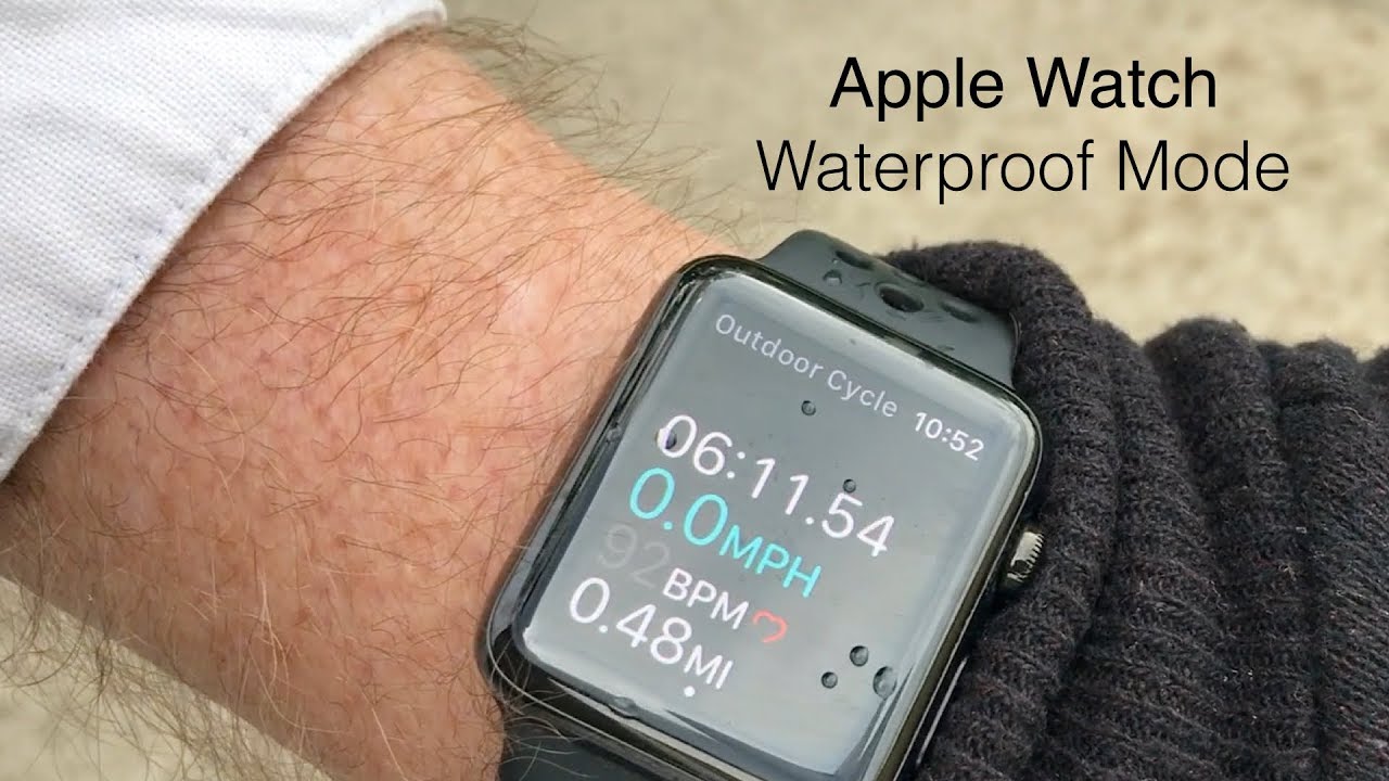 Apple Watch Series 2 - Waterproof Mode 