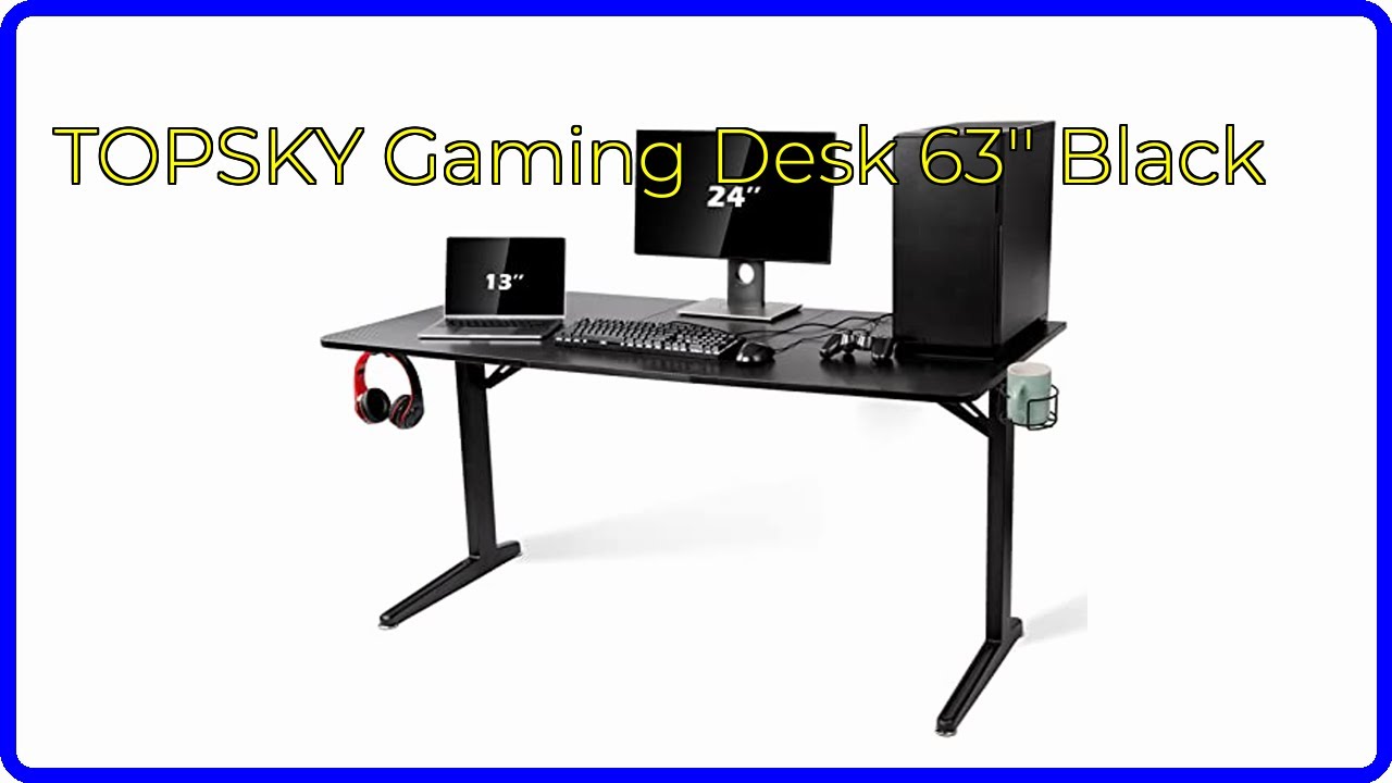 REVIEW (2026): TOPSKY Gaming Desk 63'' Black. First Look.